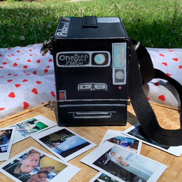 Hand Painted Polaroid Box Bag by Company & Company - Picture 2 of 5